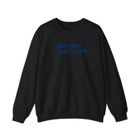 Fun Fact I Don't Care Sweatshirt — Black