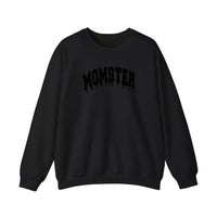 Momster Dripping Varsity Sweatshirt — Black