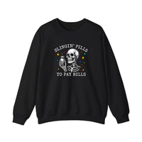 Slingin Pills To Pay Bills Sweatshirt — Black