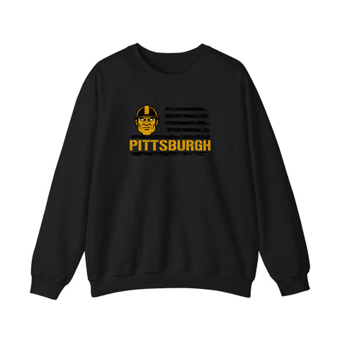 Pittsburgh Steel Worker Flag Sweatshirt