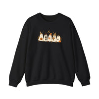 Cozy Autumn Ghost Squad Sweatshirt — Black