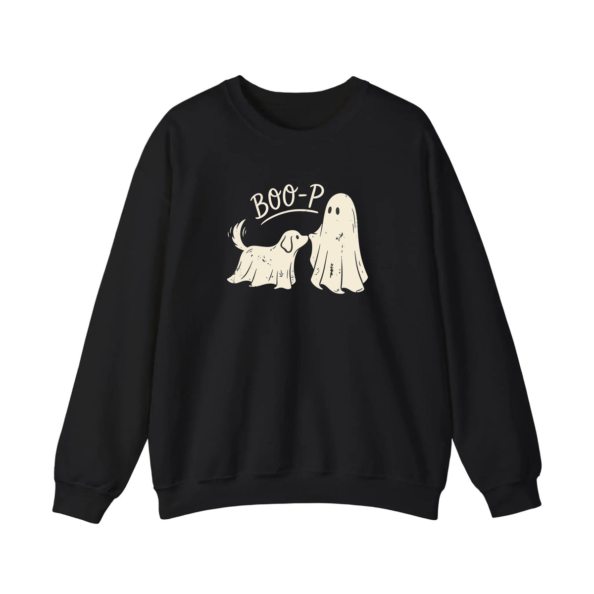 Boo-P Ghost Dog Nose Boop Sweatshirt