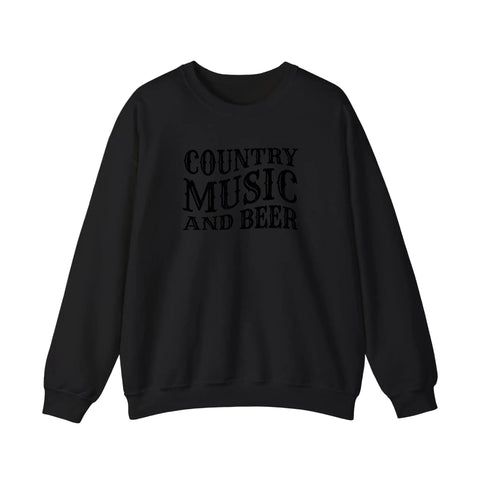 Country Music And Beer Sweatshirt