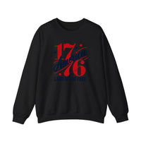 America 1776 Land Of The Free Sweatshirt — Black