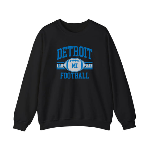 Detroit Football Est 1934 Sweatshirt