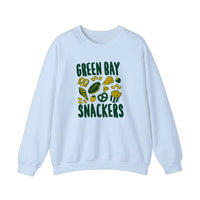 Green Bay Snackers Sweatshirt — Light Blue