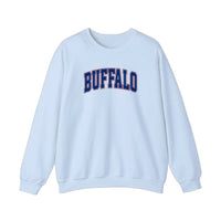 Buffalo Collegiate Arch Sweatshirt — Light Blue