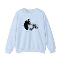 Skeleton Boop Sweatshirt — Light Blue