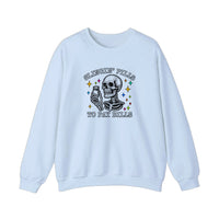 Slingin Pills To Pay Bills Sweatshirt — Light Blue