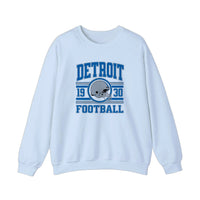 Detroit Football 1930 Sweatshirt — Light Blue