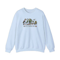 Just A Camping Goose Sweatshirt — Light Blue