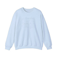 First Of All Jesus Thinks I'm A Delight Sweatshirt — Light Blue