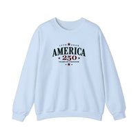 America 250 Years Of Freedom Sweatshirt — Light Blue