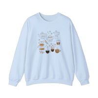 Cozy Coffee And Tea Collection Sweatshirt — Light Blue