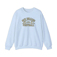 New Orleans Football Vintage Arch Sweatshirt — Light Blue