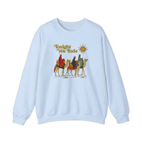 Tonight We Ride Three Wise Men Sweatshirt — Light Blue