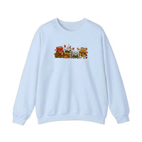 Cozy Autumn Book Club Sweatshirt — Light Blue