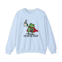 We Sip At Dawn Sweatshirt — Light Blue