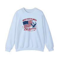 USA 250th Anniversary Sweatshirt — Light Blue
