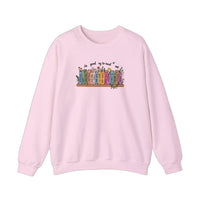 It's A Good Day To Read A Book Sweatshirt — Light Pink