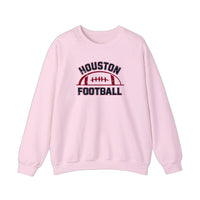 Houston Football Vintage Arch Sweatshirt — Light Pink