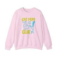 Cat Mom Club Sweatshirt — Light Pink