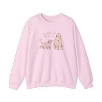 Boo-P Ghost Dog Nose Boop Sweatshirt — Light Pink