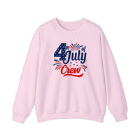 4th Of July Crew Sweatshirt — Light Pink