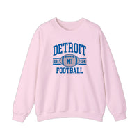 Detroit Football Est 1934 Sweatshirt — Light Pink
