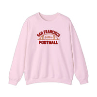 San Francisco Football Vintage Emblem Sweatshirt — Light Pink