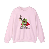 We Sip At Dawn Sweatshirt — Light Pink