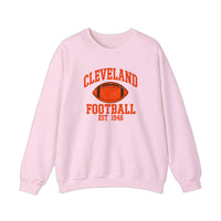 Cleveland Football Est 1946 Sweatshirt — Light Pink