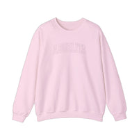 Abuelita Varsity Arch Sweatshirt — Light Pink