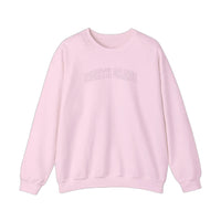Eighth Grade Varsity Arch Sweatshirt — Light Pink