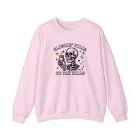 Slingin Pills To Pay Bills Sweatshirt — Light Pink