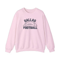 Dallas Football Vintage Arch Sweatshirt — Light Pink