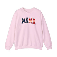 Stars And Stripes Mama Sweatshirt — Light Pink