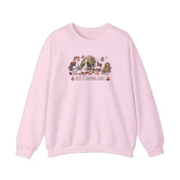 Just A Camping Goose Sweatshirt — Light Pink