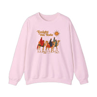 Tonight We Ride Three Wise Men Sweatshirt — Light Pink
