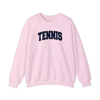 Tennis Varsity Arch Sweatshirt — Light Pink