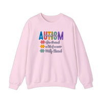 Autism Mama Totally Blessed Sweatshirt — Light Pink