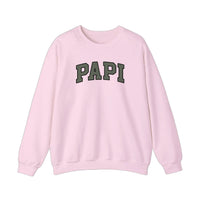 Papi Varsity Letters Sweatshirt — Light Pink