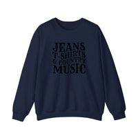 Jeans T-Shirts And Country Music Sweatshirt — Navy