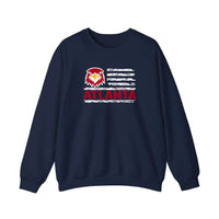 Atlanta Eagle Flag Sweatshirt — Navy
