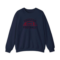Houston Football Vintage Arch Sweatshirt — Navy