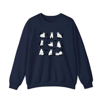 Ghost Cats Under Sheets Sweatshirt — Navy