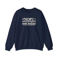Nope Not Today Sweatshirt — Navy