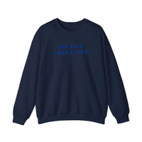 Fun Fact I Don't Care Sweatshirt — Navy