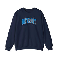 Detroit Varsity Arch Sweatshirt — Navy