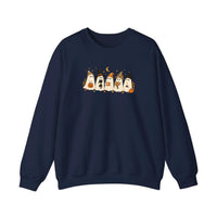 Cozy Autumn Ghost Squad Sweatshirt — Navy